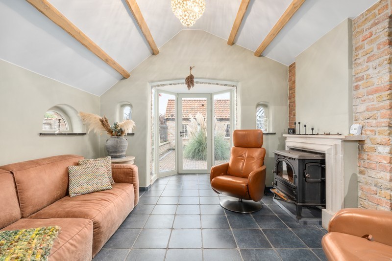 Charmante maison mitoyenne à proximité de Knokke avec des vues dégagées. 