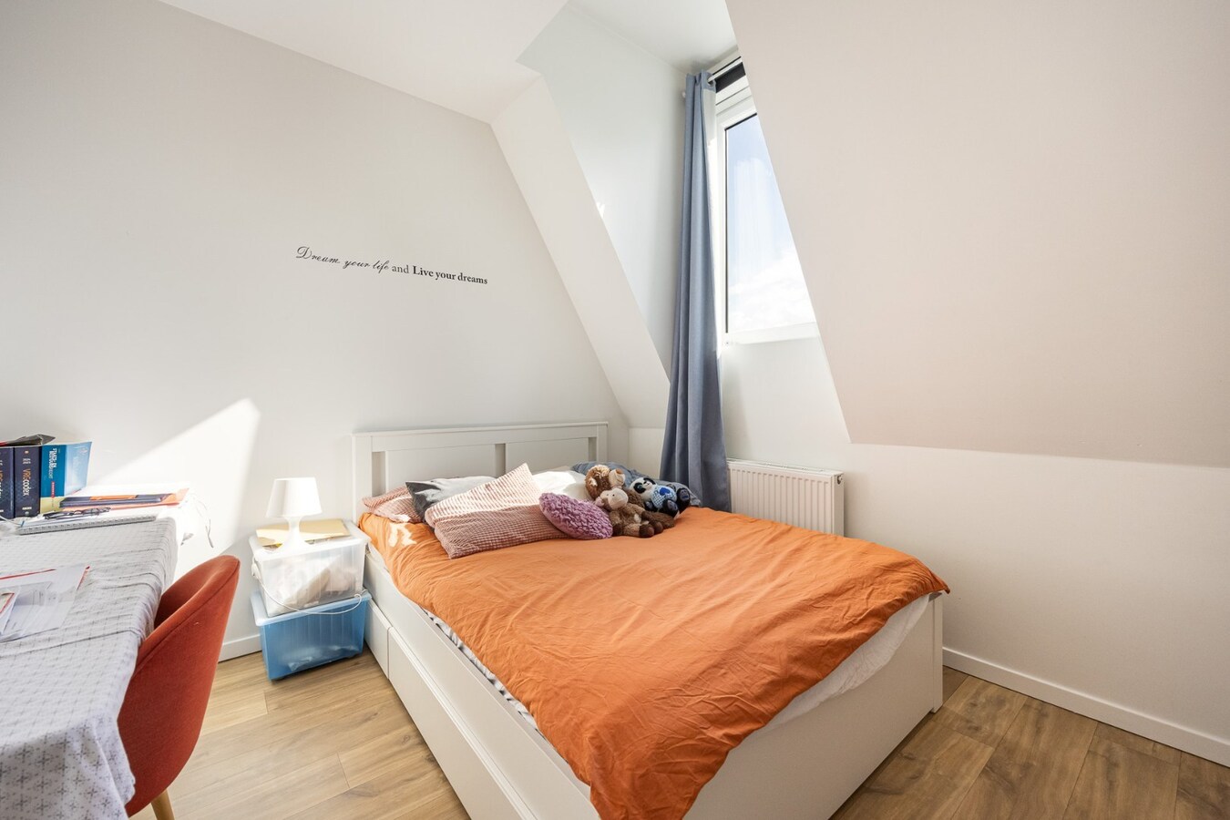 Prachtig, energiezuinig dak appartement met 3 slaapkamers, terras en carport 