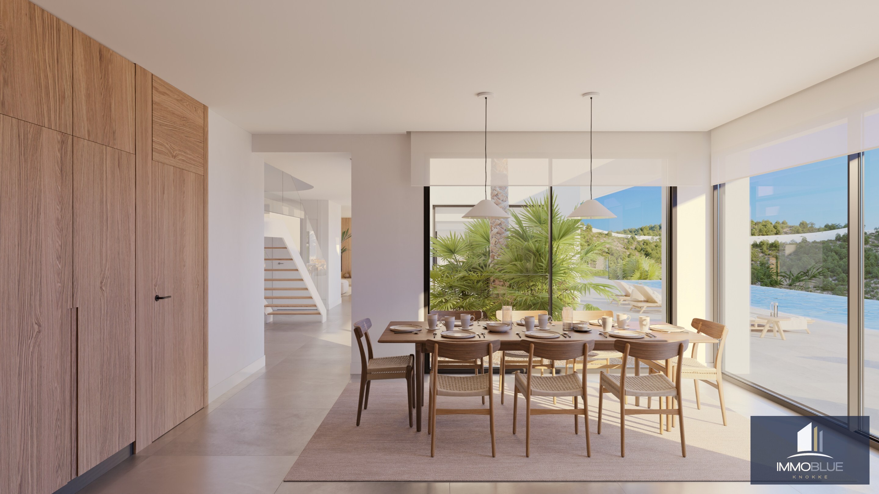 Designvilla in Benissa met infinity pool. 