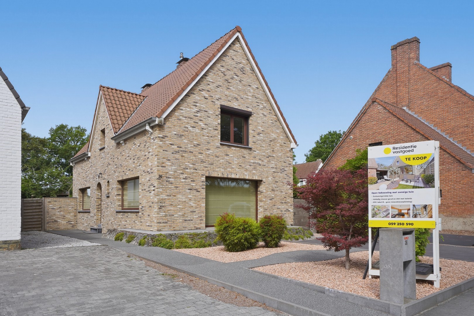 Open bebouwing met zonnige tuin in Sint-Michiels 