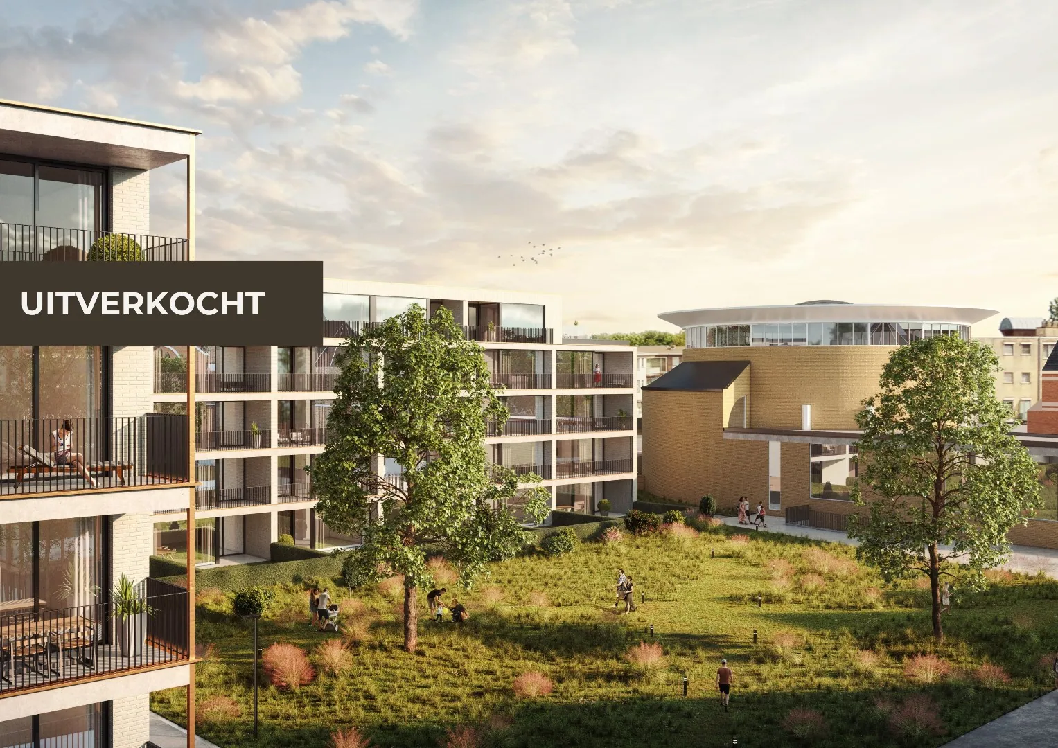 Mayor: 28 ruime appartementen in een stedelijke oase van rust