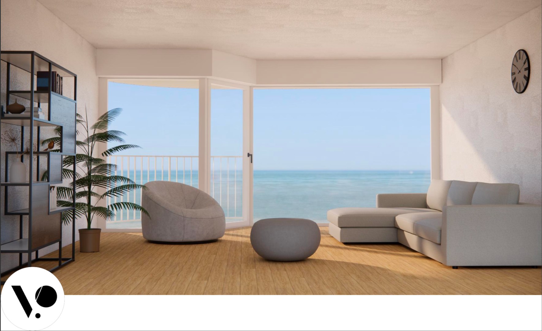 Prêt à emménager - Appartement 2 chambres - Terrasse - Vue imprenable sur la mer 