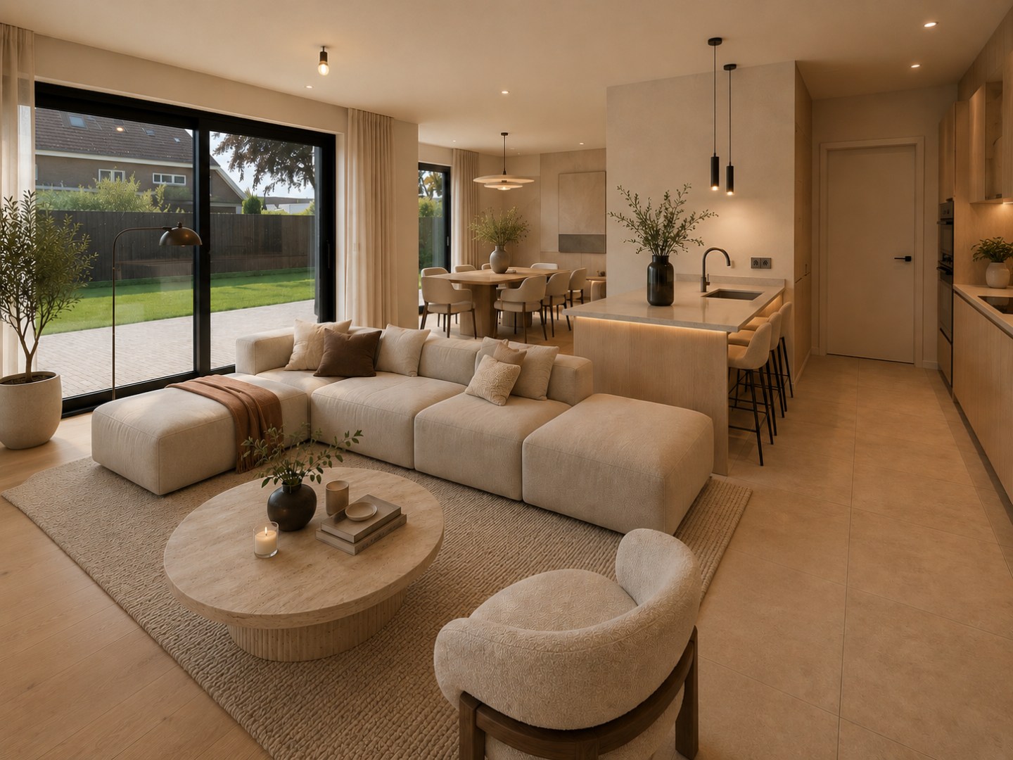 Exclusieve, energiezuinige nieuwbouwwoning op een discrete ligging te Waregem! 