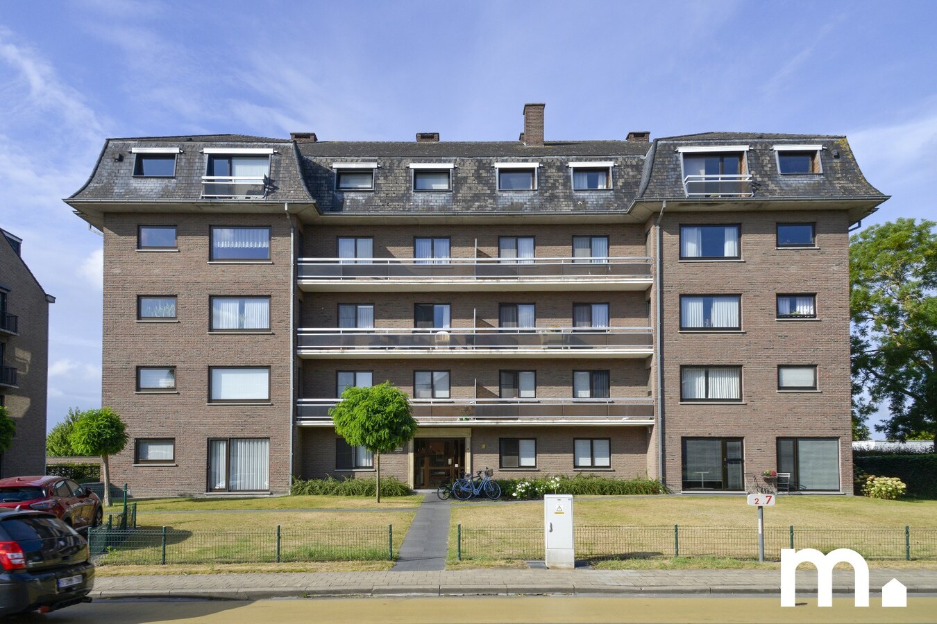 Energiezuinig Appartement EPC B  te koop in hartje Harelbeke met 2 slaapkamers en Garage! 