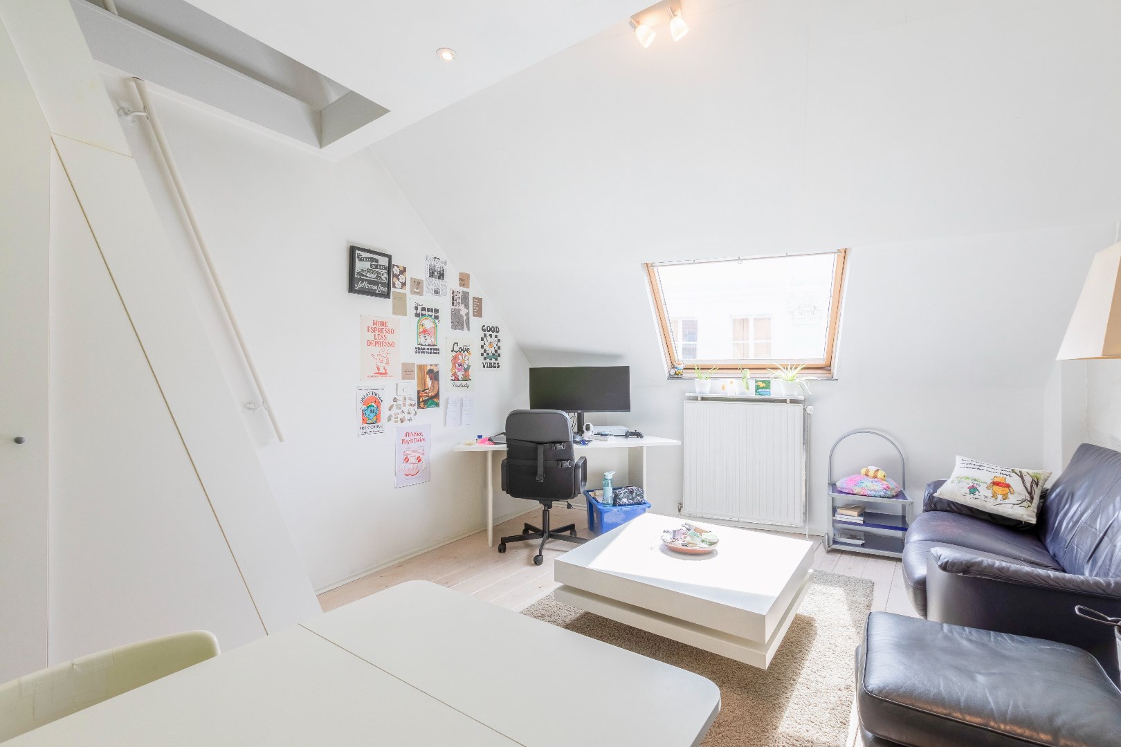 Topper ! Studio met mezzannine en terras in Gent 