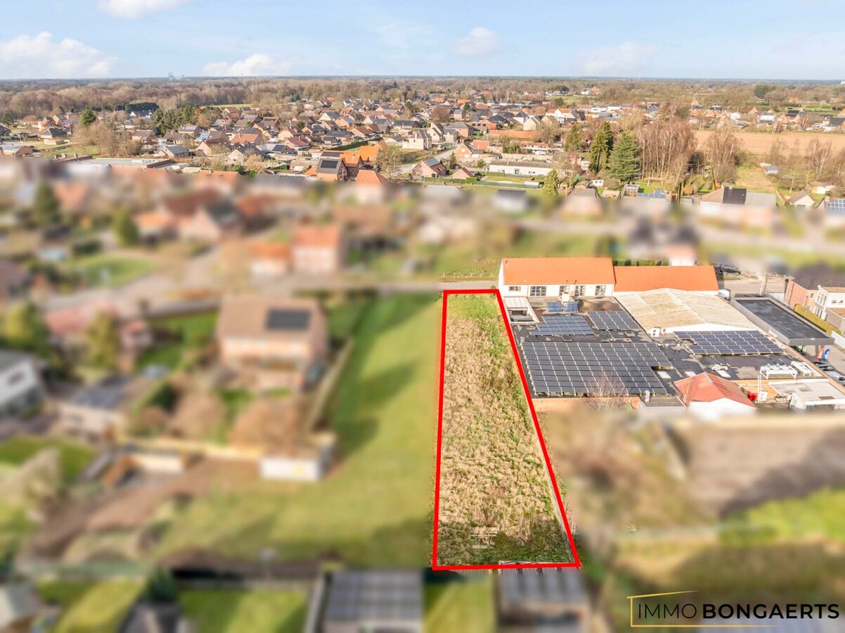 Bouwgrond voor halfopen bebouwing 