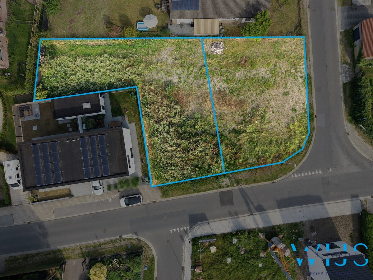 Bouwgrond van 609,37 m² in hartje Ertvelde! 