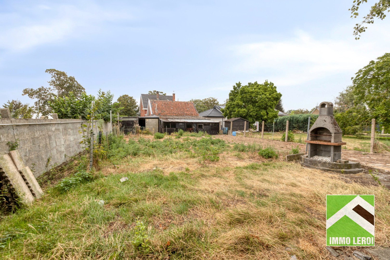 Tuin met achtergevel woning