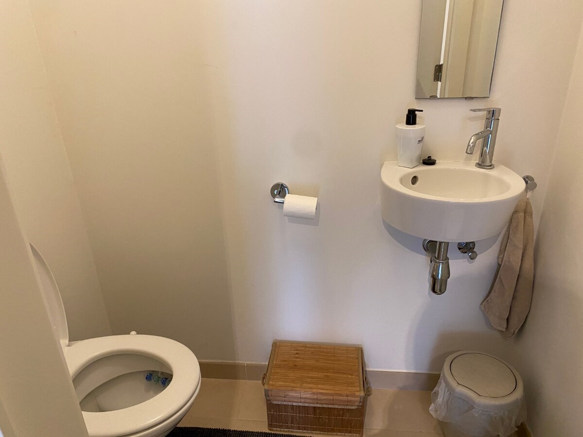 Ruim appartement met 2 terrassen. 