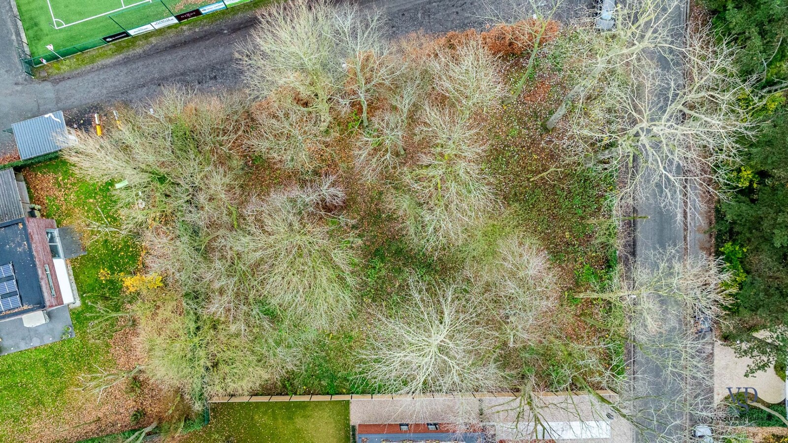 Bouwgrond voor open of halfopen bebouwing. 