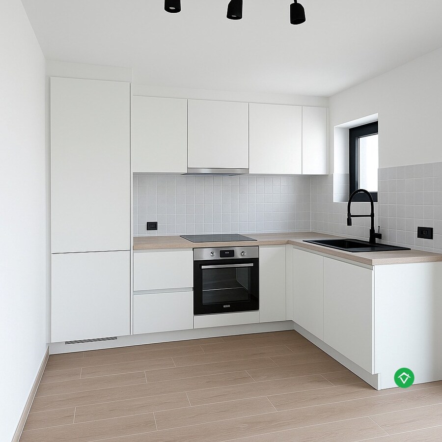 Gerenoveerd (2025) appartement in het centrum van Koekelare met garage 