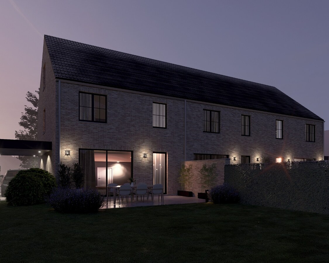 Landelijk project van 3 nieuwbouwwoningen op een rustige locatie te Bree! 