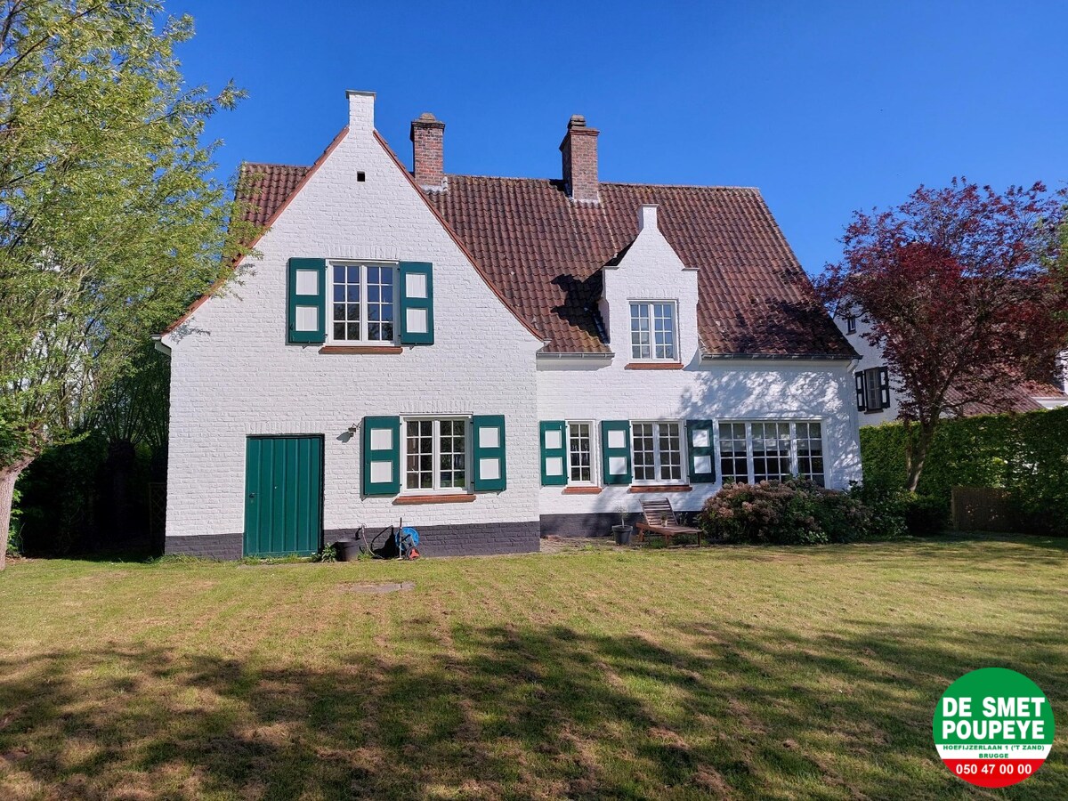 Alleenstaande villa tussen Brugge en Knokke 