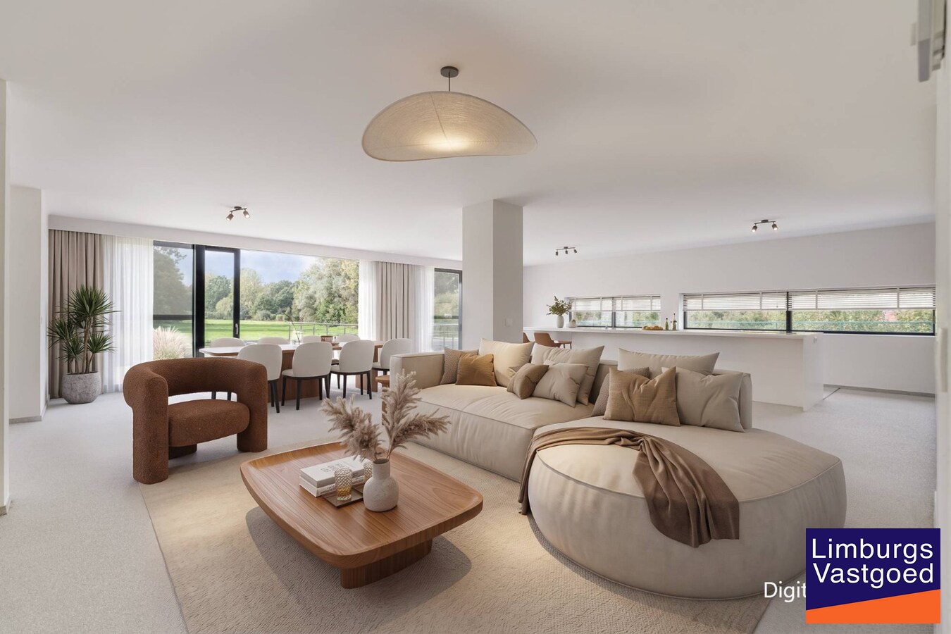 Exclusieve woning met praktijkruimte en zicht op weilanden 
