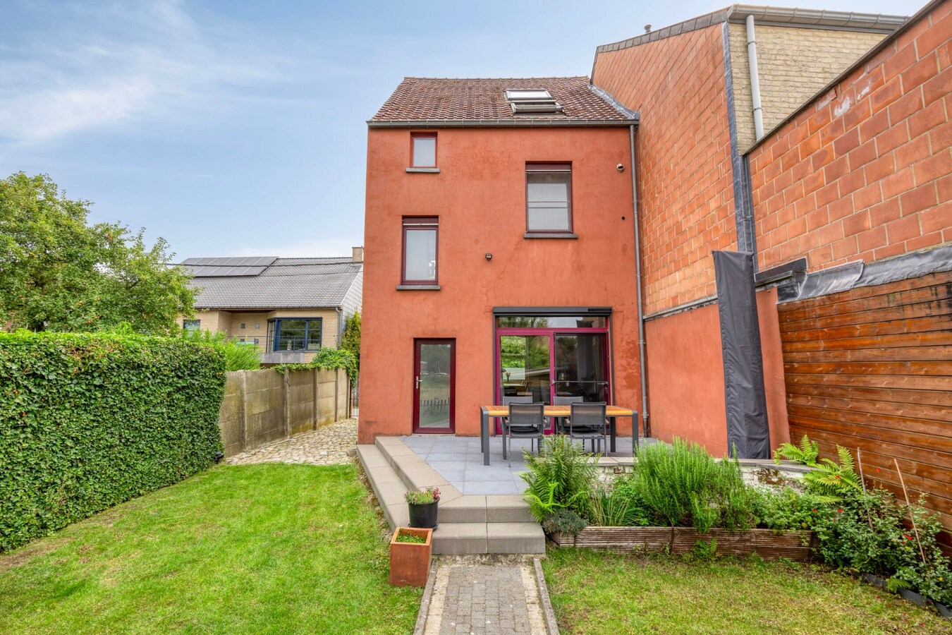 Half open bebouwing met tuin en terras in Bertem 