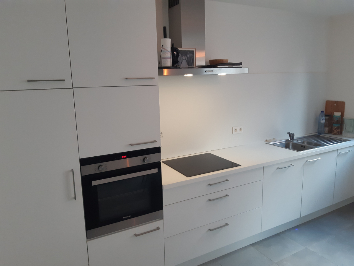 1 slpk-appartement met terras in centrum Gavere. 