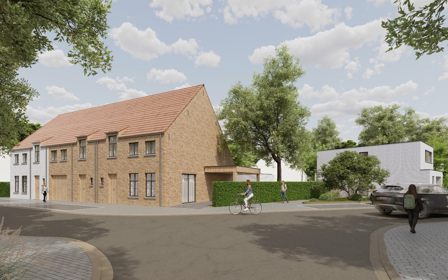 Nieuwbouwwoning met 3 slaapkamers en tuin te Koekelare 