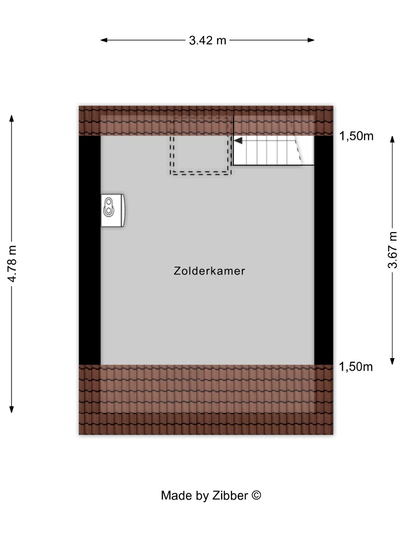 Instapklare halfopen bebouwing met 3 slaapkamers, tuin, terras en 2 carports in Kessel-Lo! – EPC 166 kWh/m² - bewoonbare opp. 146 m² 
