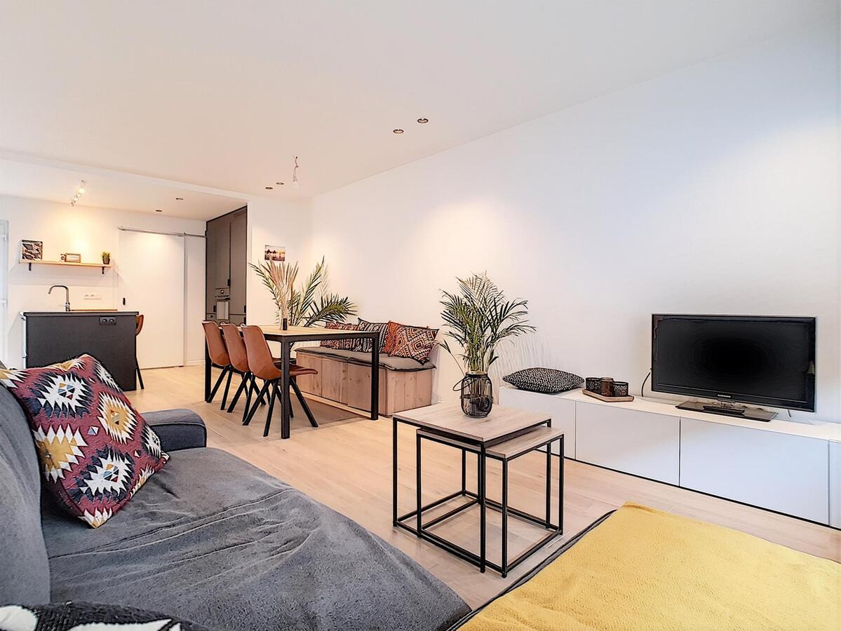 Ruim, knap gerenoveerd 1-slaapkamerappartement  met terras  - Heist 