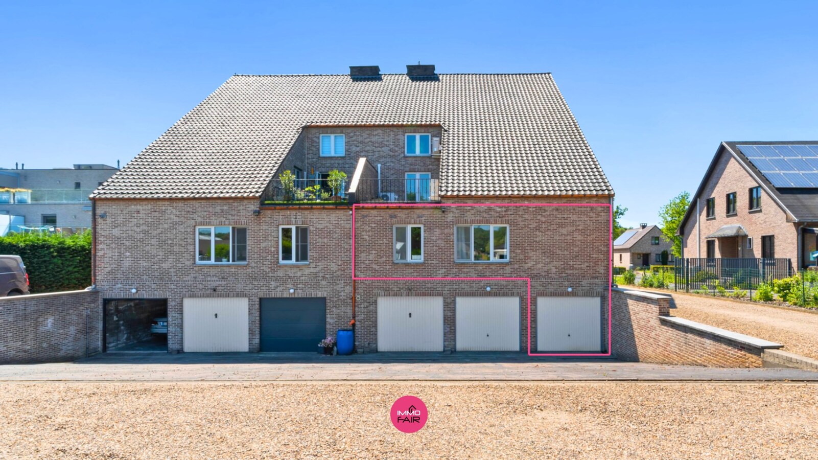 Instapklaar, gelijkvloers appartement met 2 slaapkamers 