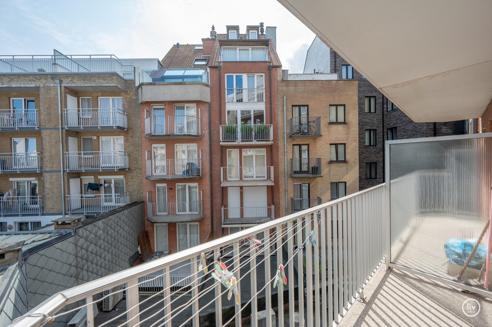 Agréable appartement de 2 chambres situé dans un emplacement de premier choix sur la Lippenslaan à Knokke. 
