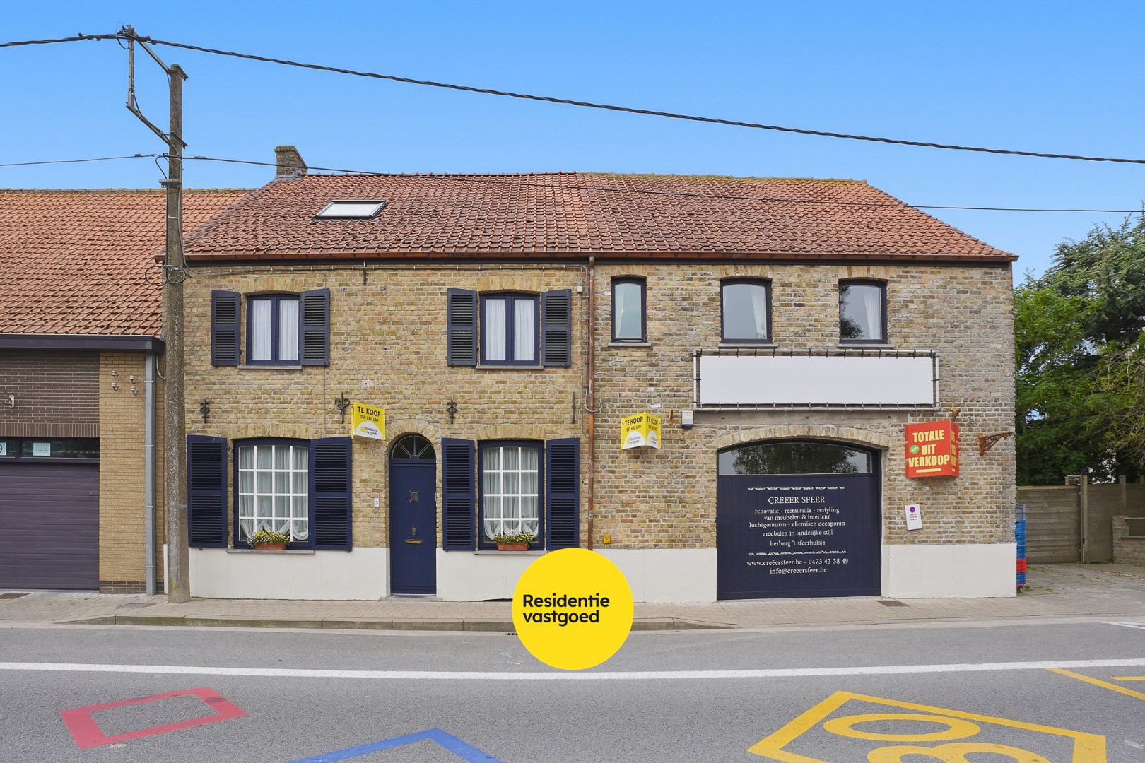 Unieke woning met polyvalente ruimte en zonnige tuin. 