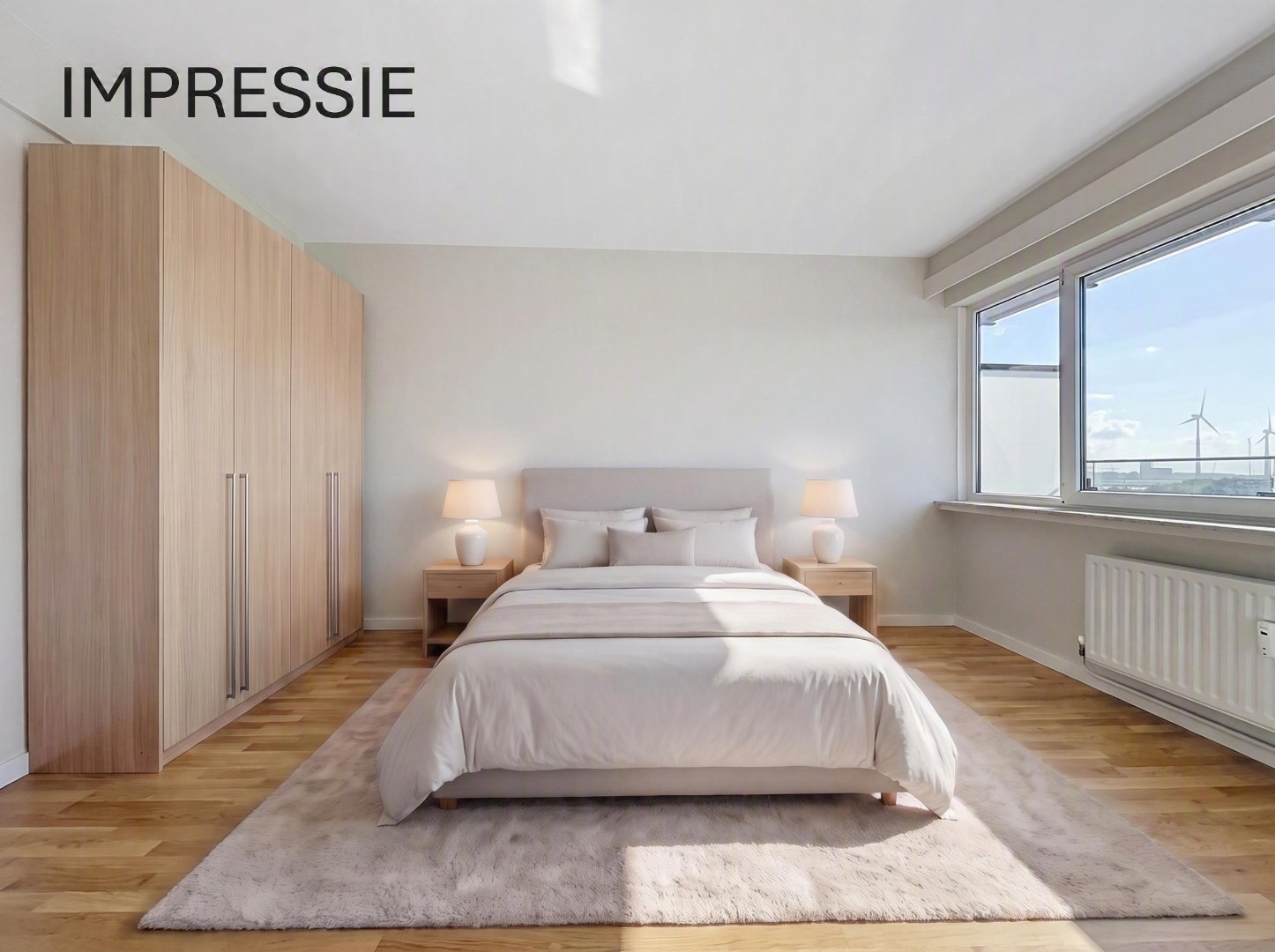 Fantastisch appartement op de 10de verdieping met adembenemend uitzicht en westgericht terras 