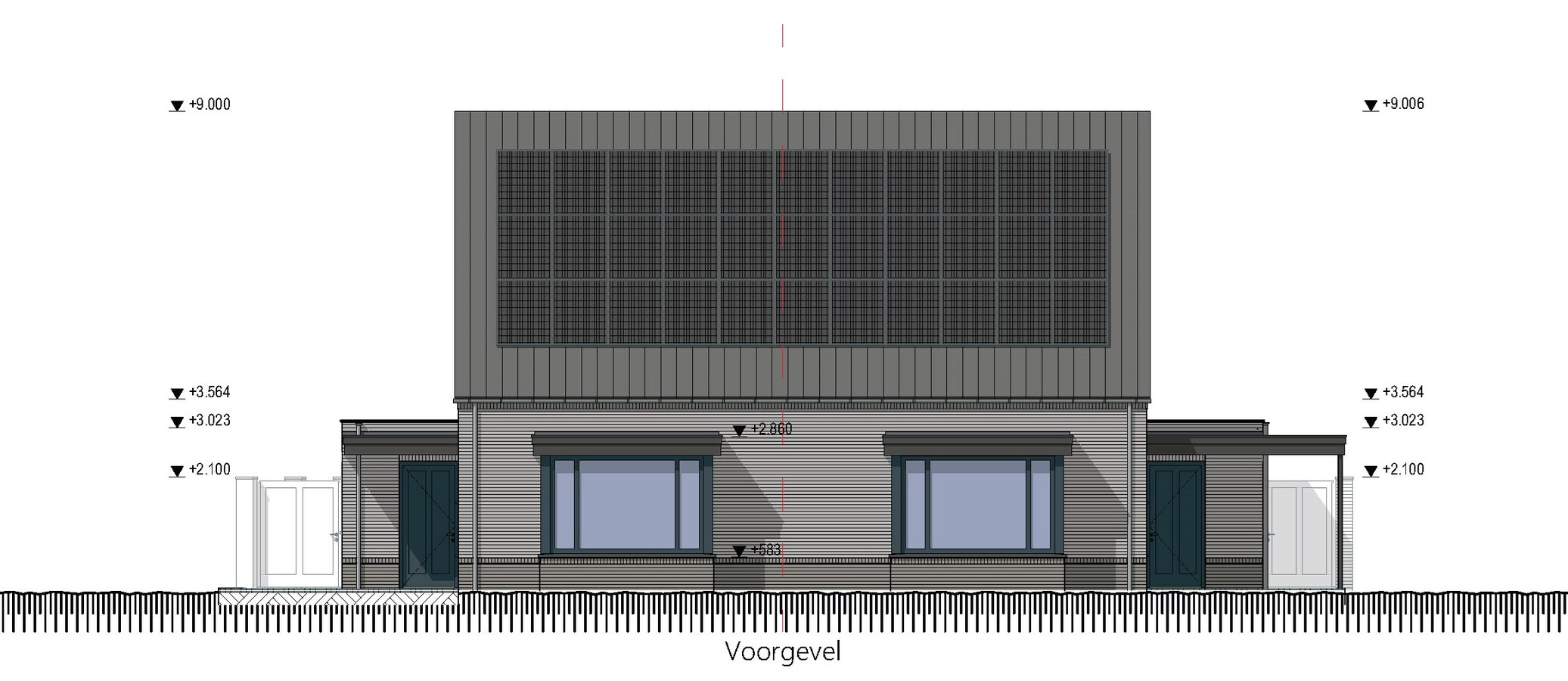 2 bouwkavels te koop voor de bouw van 2 halfvrijstaande levensloopbestendige woningen met vrij uitzicht over landerijen. 