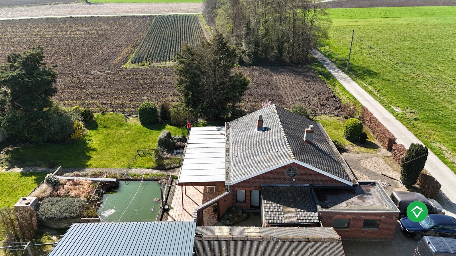 Rustig gelegen open bebouwing met landelijke vergezichten te Koekelare 