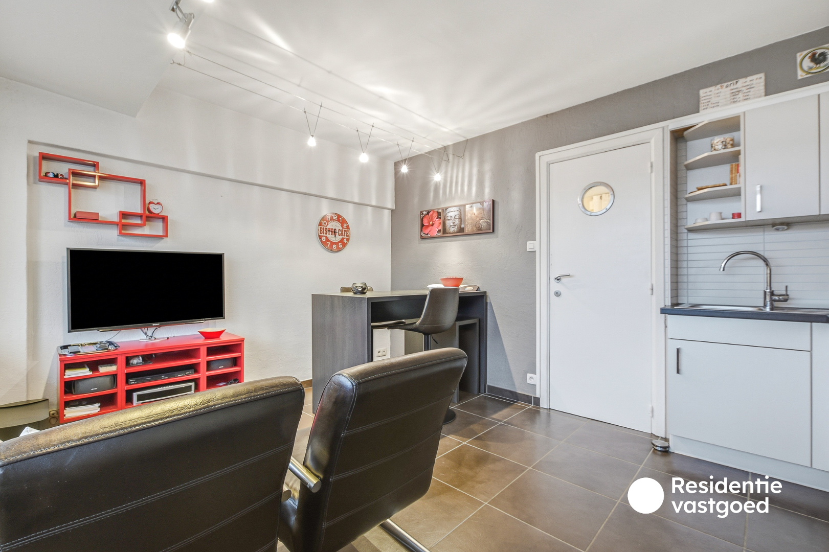 Gemeubeld éénslaapkamerappartement met terras en kelderberging in Park Atlantis, De Haan 