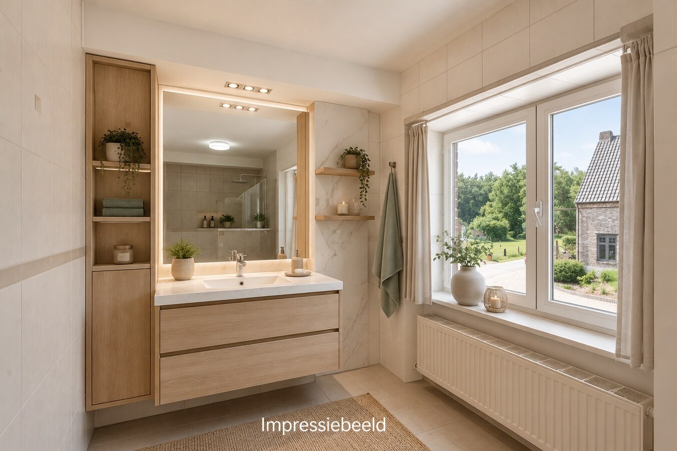 Verrassend ruim triplexappartement - B-label - 4 slpk  en aagename buitenbeleving. 