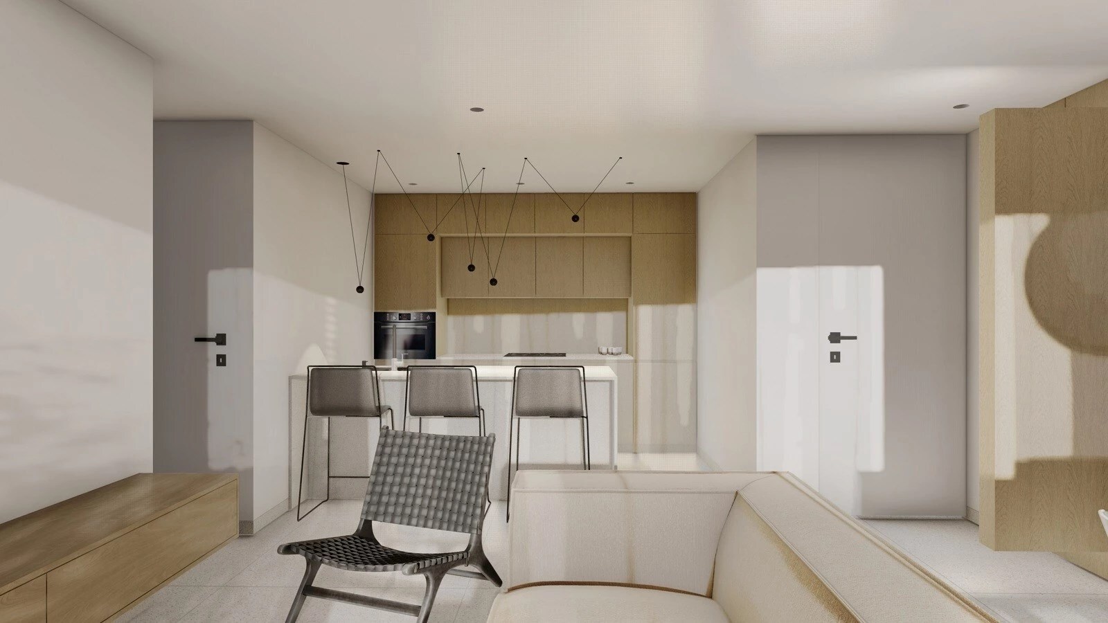 Designappartement in een privé residentie met luxe voorzieningen in El Raso 