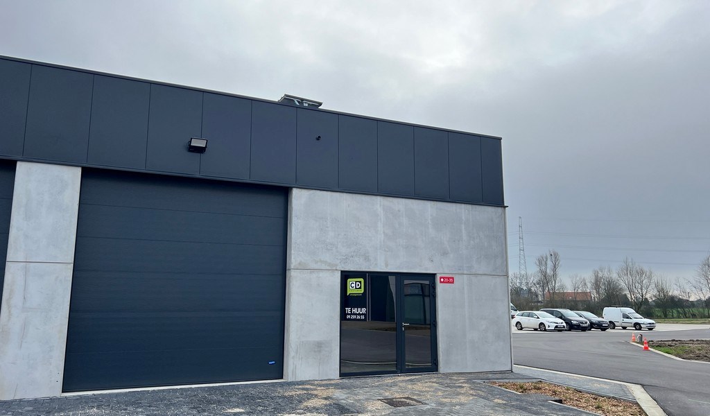 Nieuwbouw magazijn te koop in bedrijvenpark De Melkerij te Sleidinge