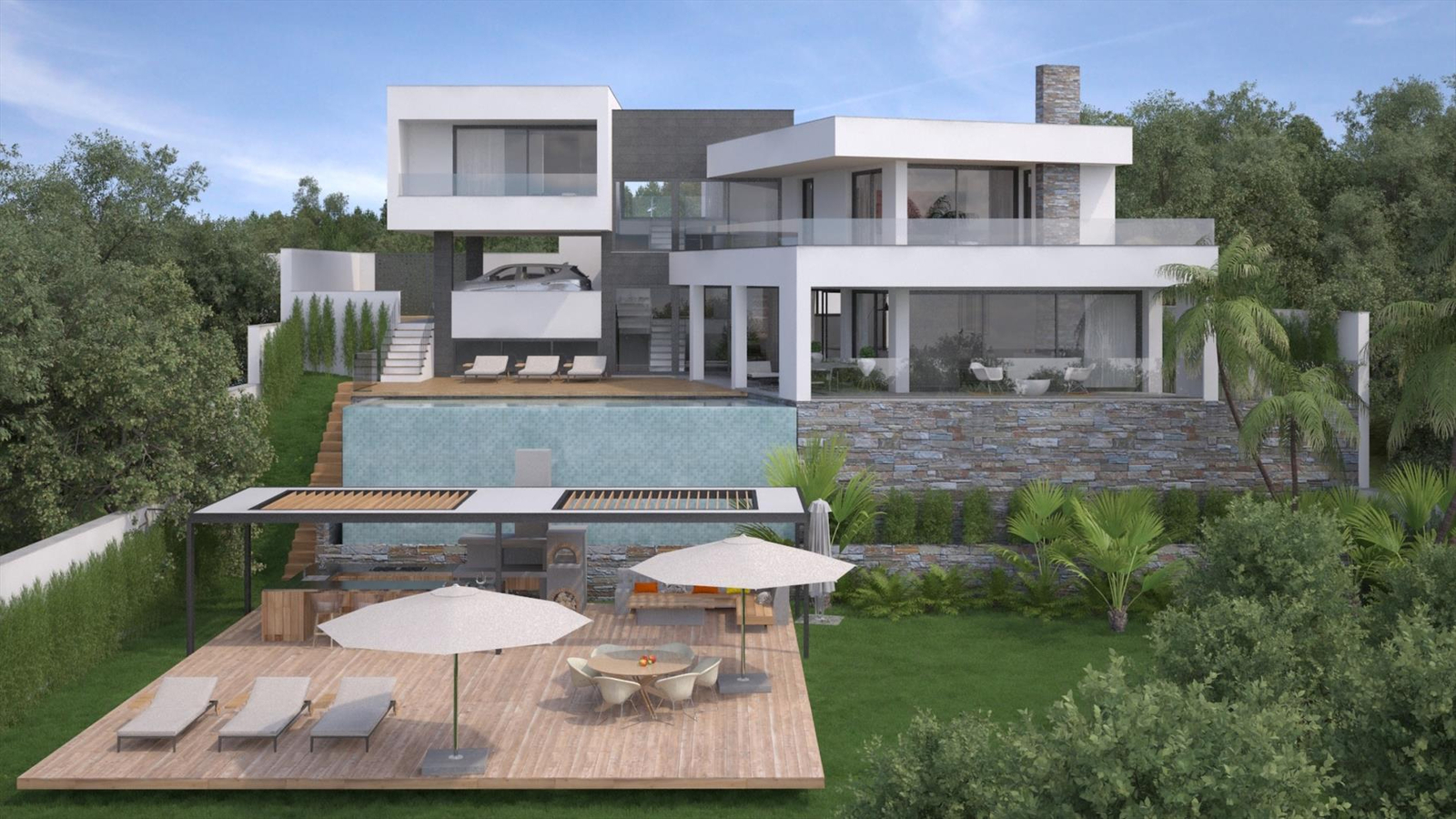 MODERNE NIEUWBOUWVILLA IN LA CALA GOLF, MIJAS (SPANJE) 