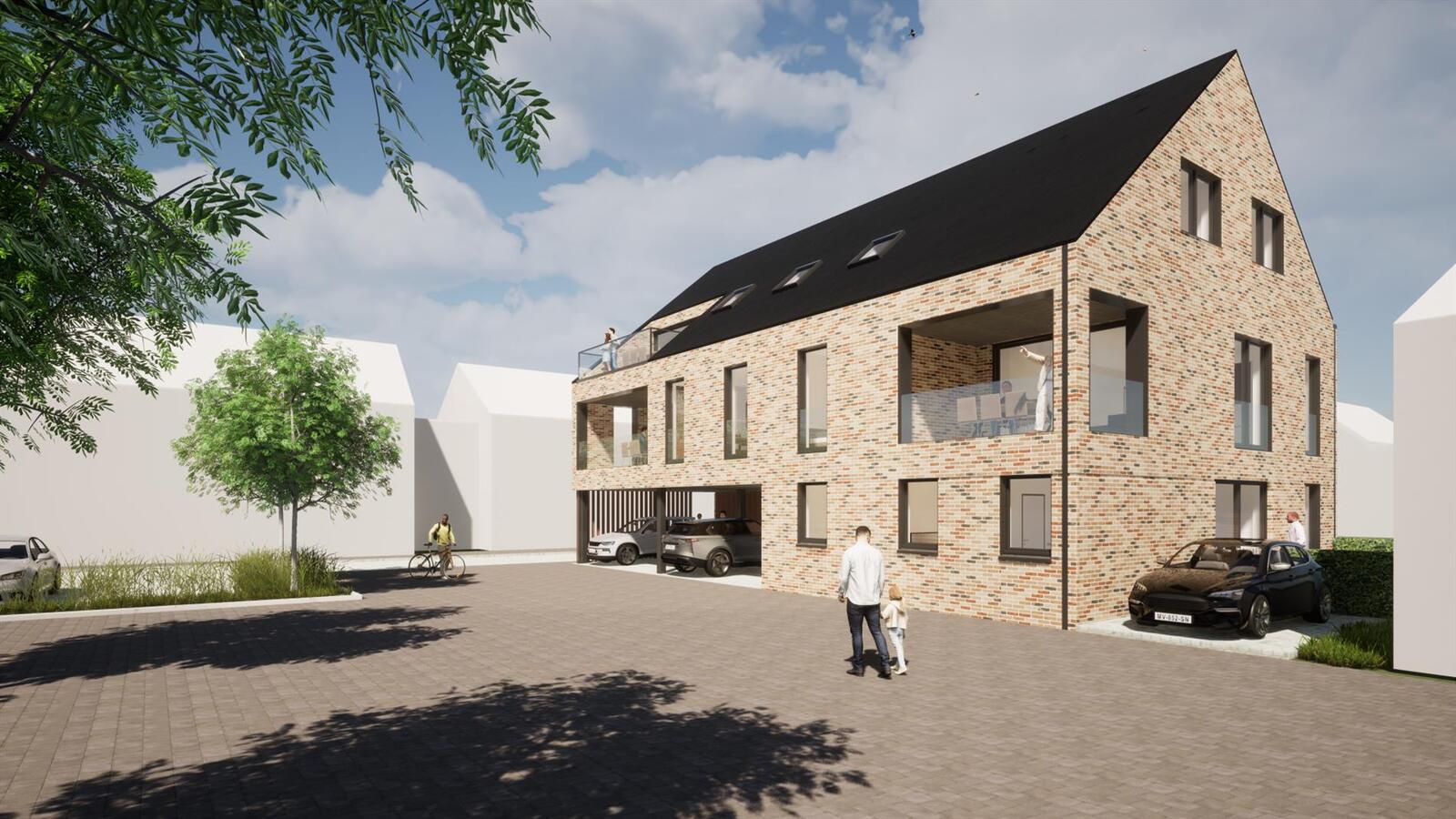 Residentie Dorpszicht is een kleinschalige residentie van 4 appartementen in een frisse, eigentijdse bouwstijl met zicht op het dorpsplein van Tongerlo! 