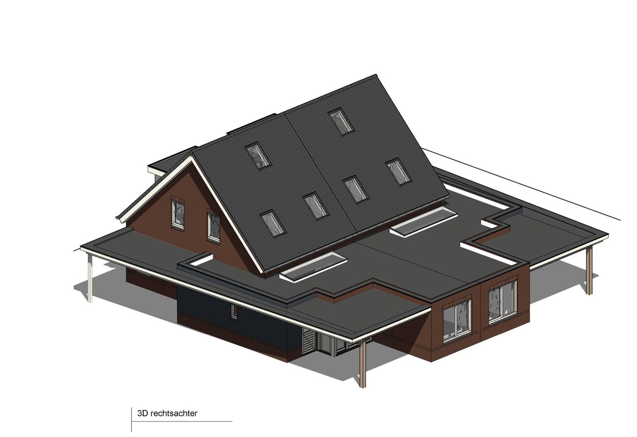 Bouwkavel voor de bouw van een halfvrijstaande woning van 468 m2 aan de rand van Reusel. 