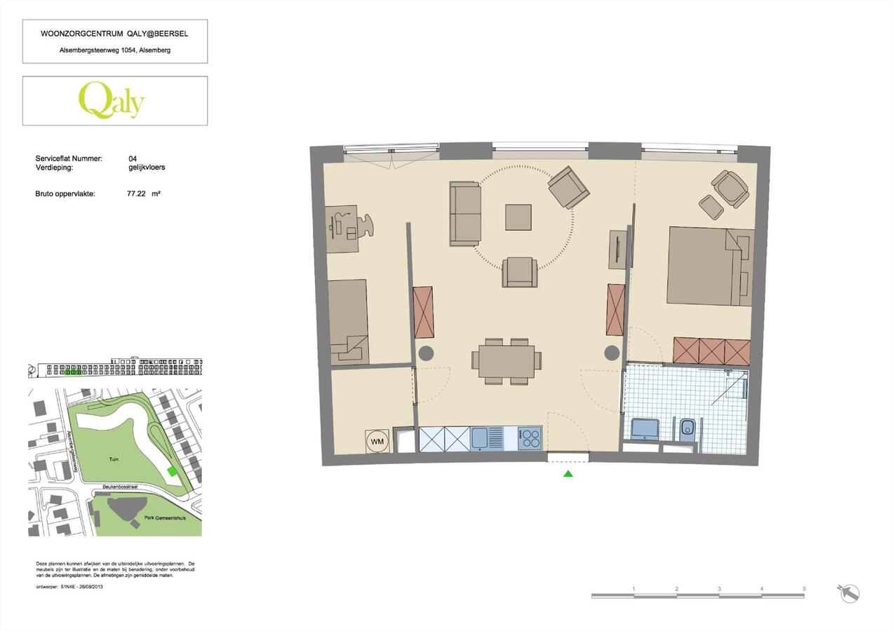 Verkocht service flat - Alsemberg