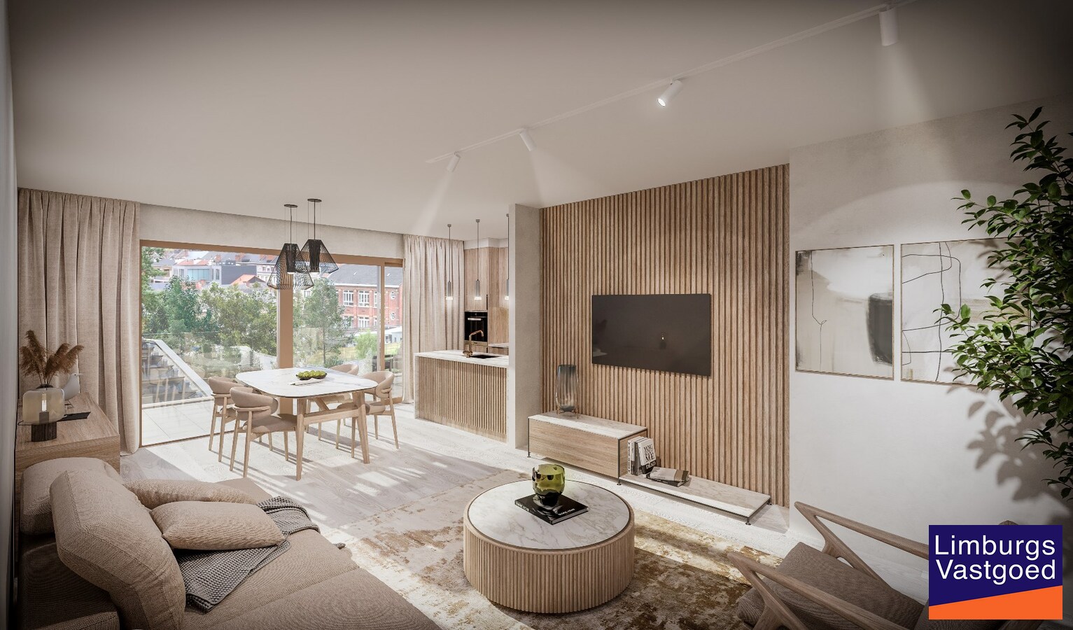 APPARTEMENT met terras, 69m², 1 slaapkamer - Res. Rongese-Park 