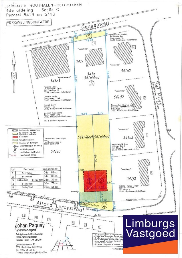 Bouwgrond, LOT 2, voor halfopen bebouwing, 4a 89ca, te Houthalen-Helchteren 