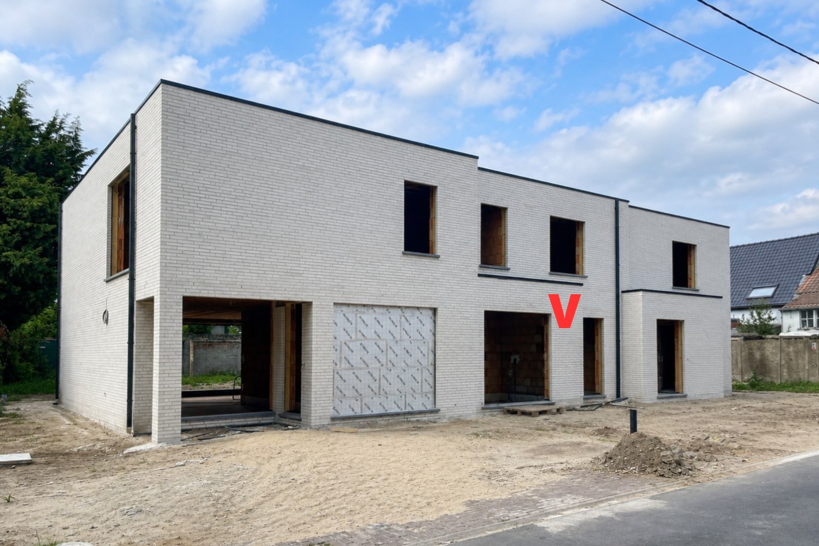 Unieke halfopen bebouwing op topligging te Gistel 