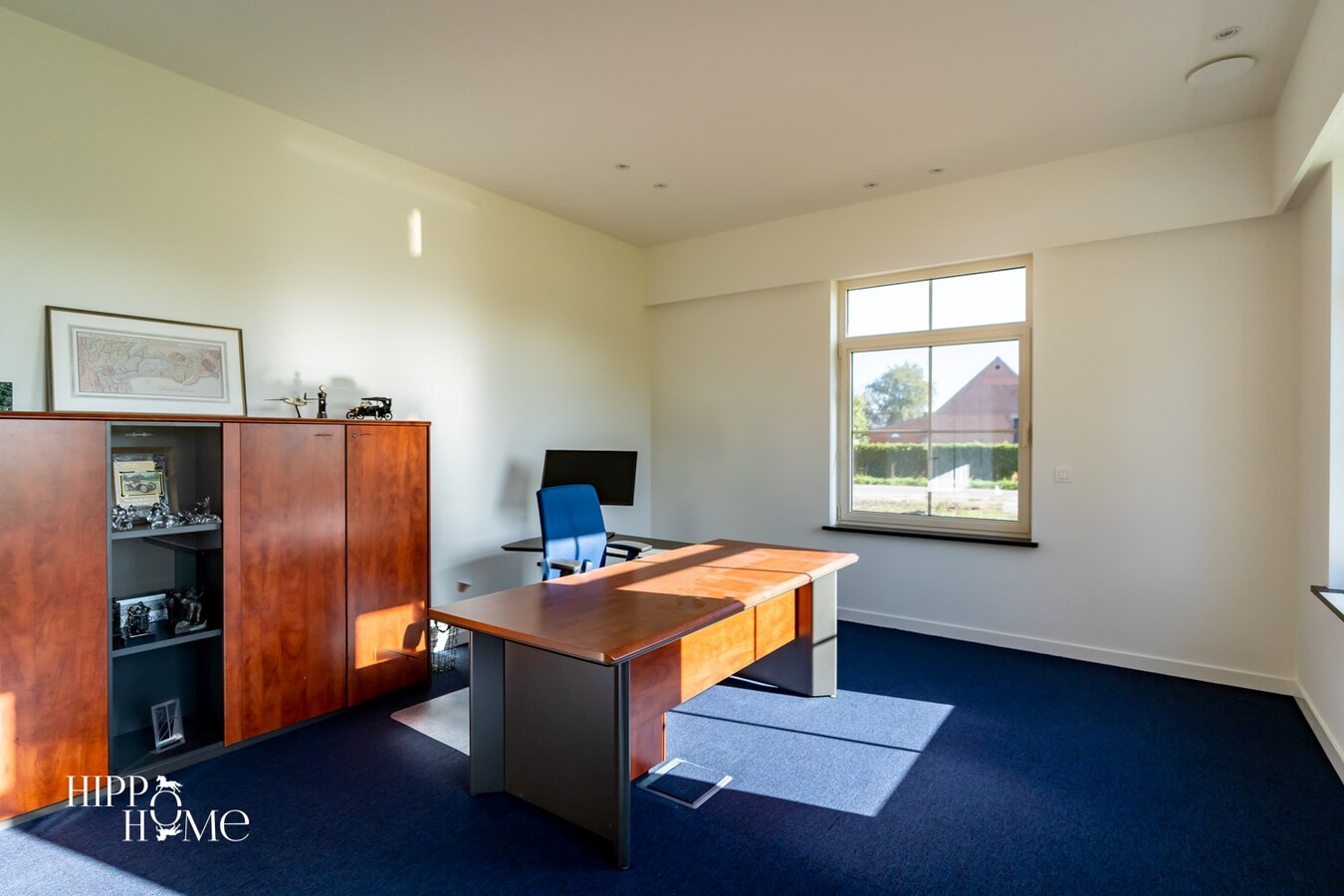 Hedendaags woning met hangar en aanpalend grasland op +/- 1,5ha 