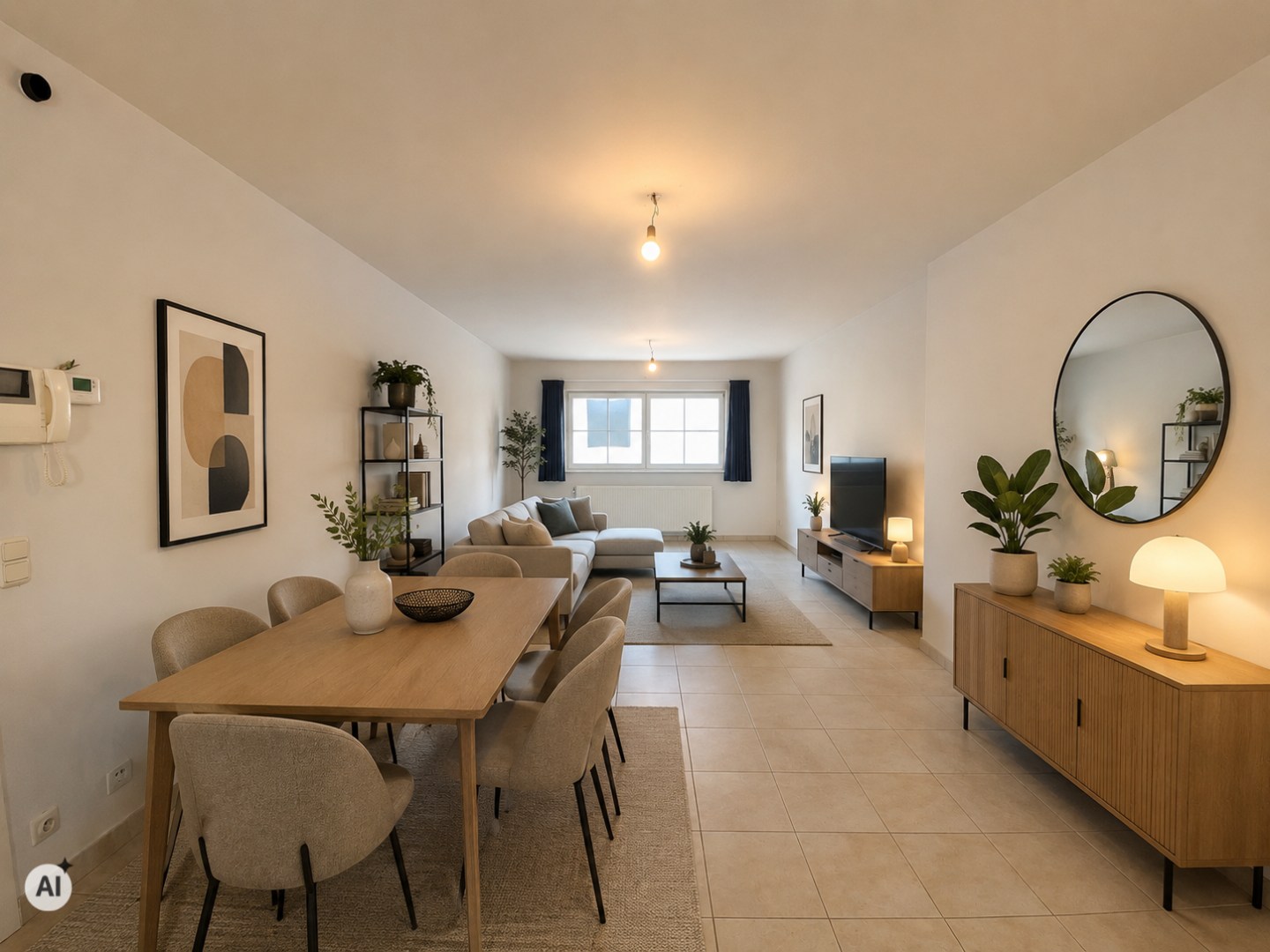 Instapklaar appartement met zonnig terras en 2 slaapkamers in hartje Vijve! 