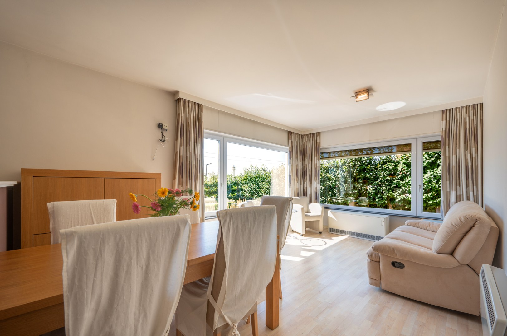 Appartement met tuin vlakbij het strand 
