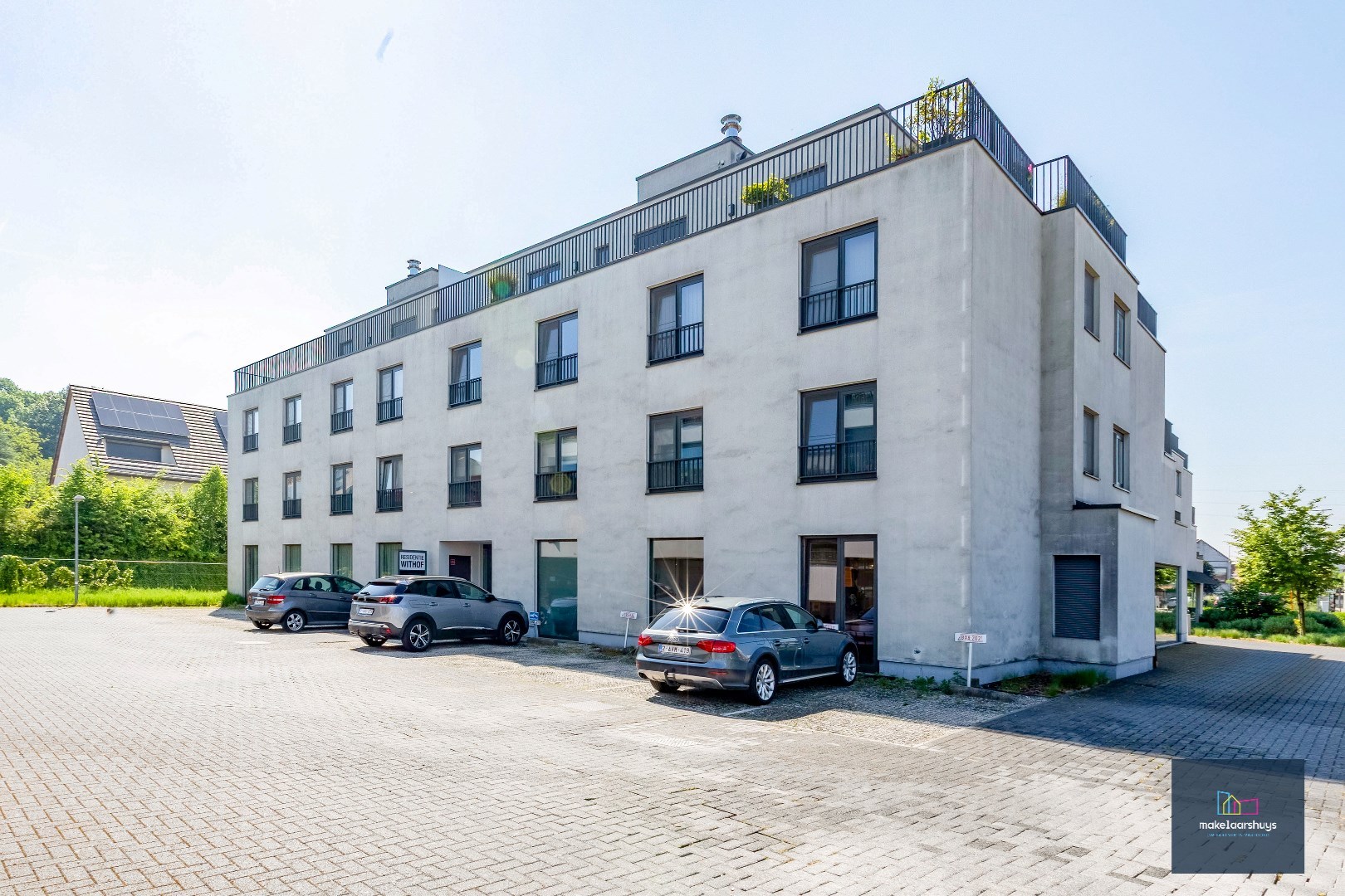 2-slpk app met terras, staanplaast en garagebox nabij centrum Merelbeke 