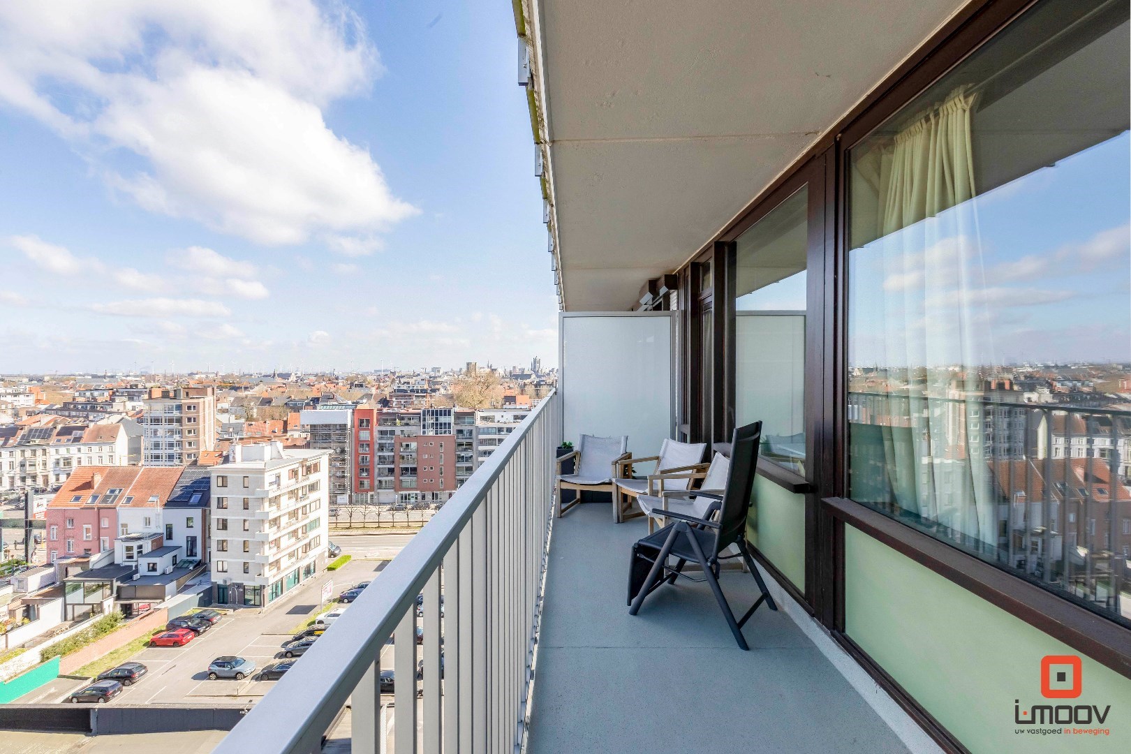 Prachtig, instapklaar 2 slaapkamer appartement met een open en wijds zicht op de stad 