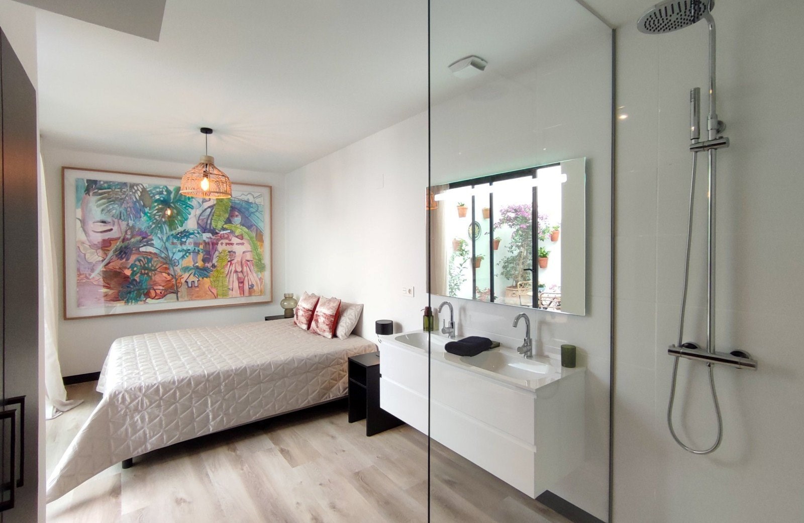 Ground Floor appartement met royaal terras én privé patio te Mijas (Malaga) Spanje 