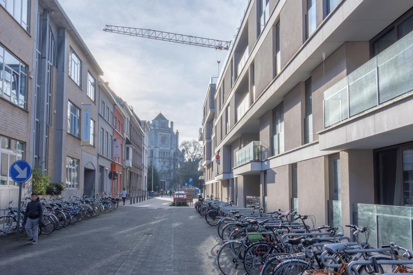 Verkeersluwe straat zonder doorgaand verkeer