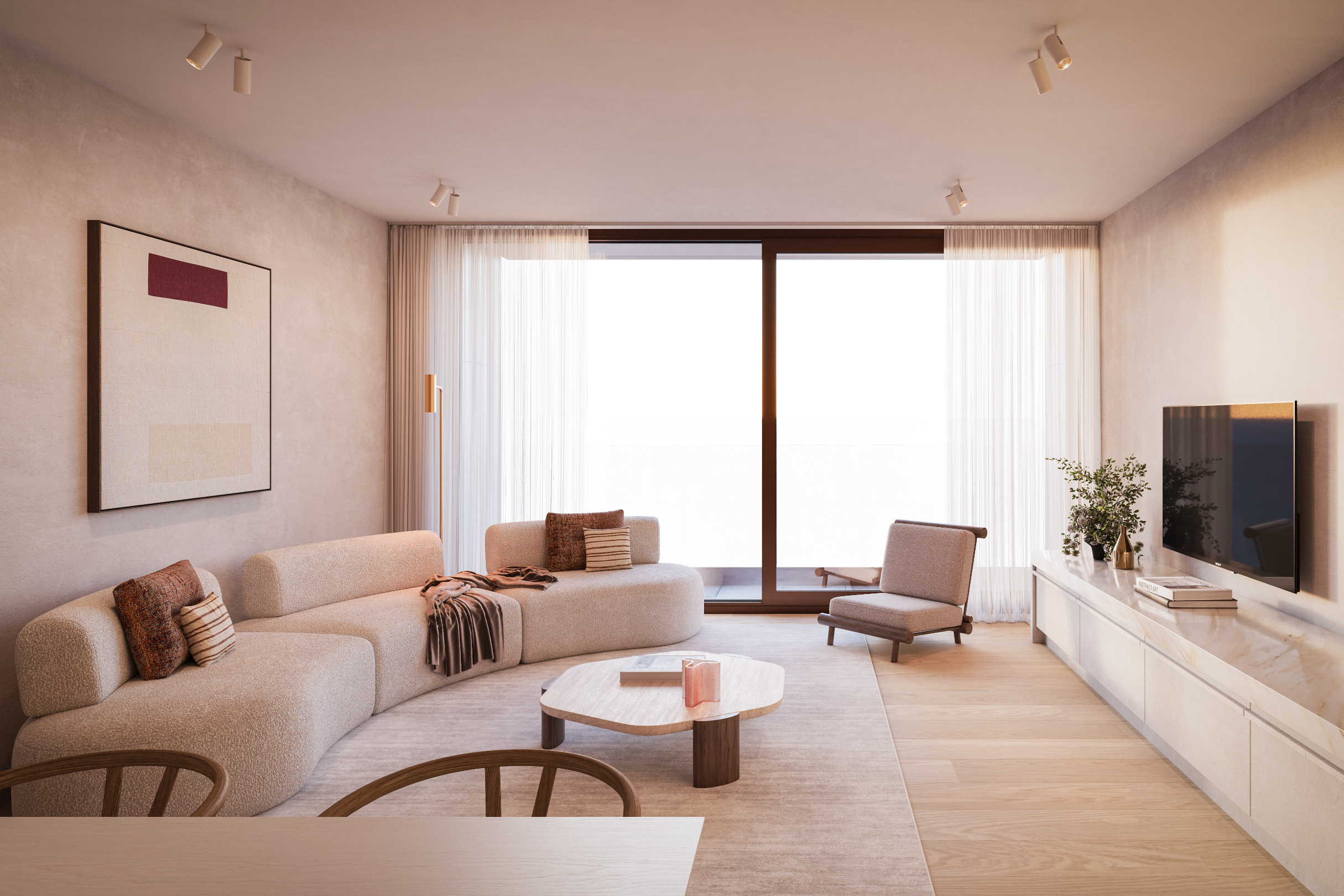 RESIDENTIE VERA CRUZ –Ruim appartement met 3 slaapkamers met een buitenraam. 