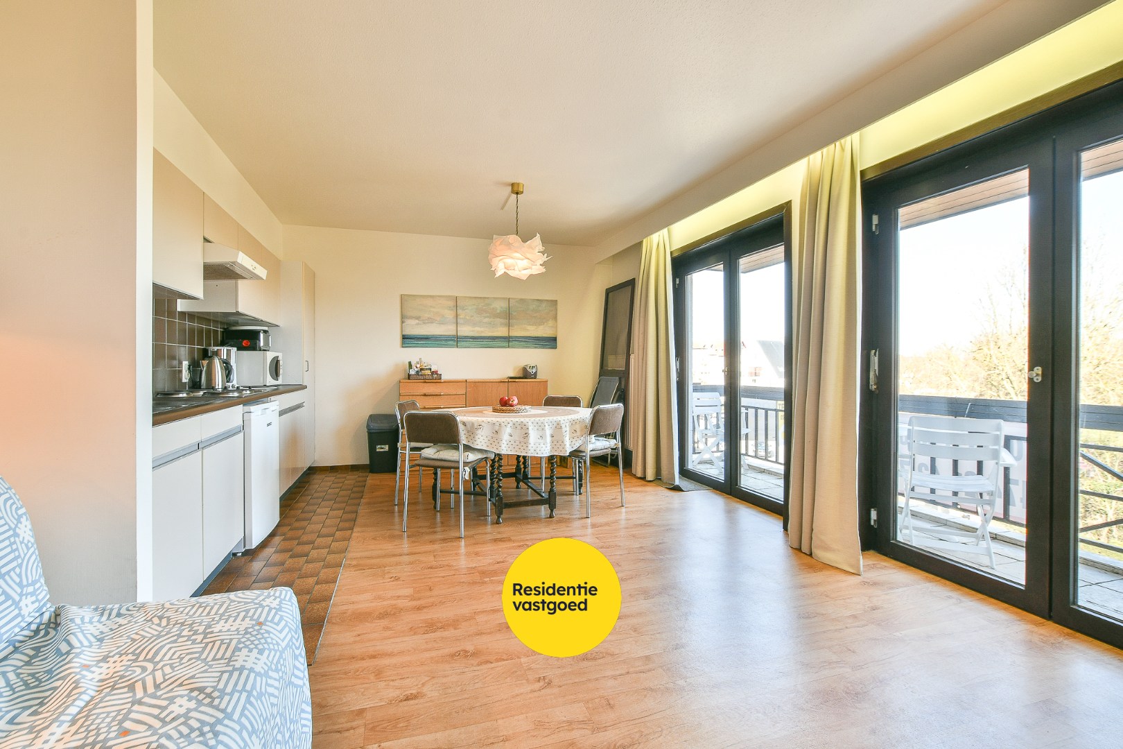 Exclusieve studio met betoverend zicht op de Potinière in de Concessie van De Haan! 