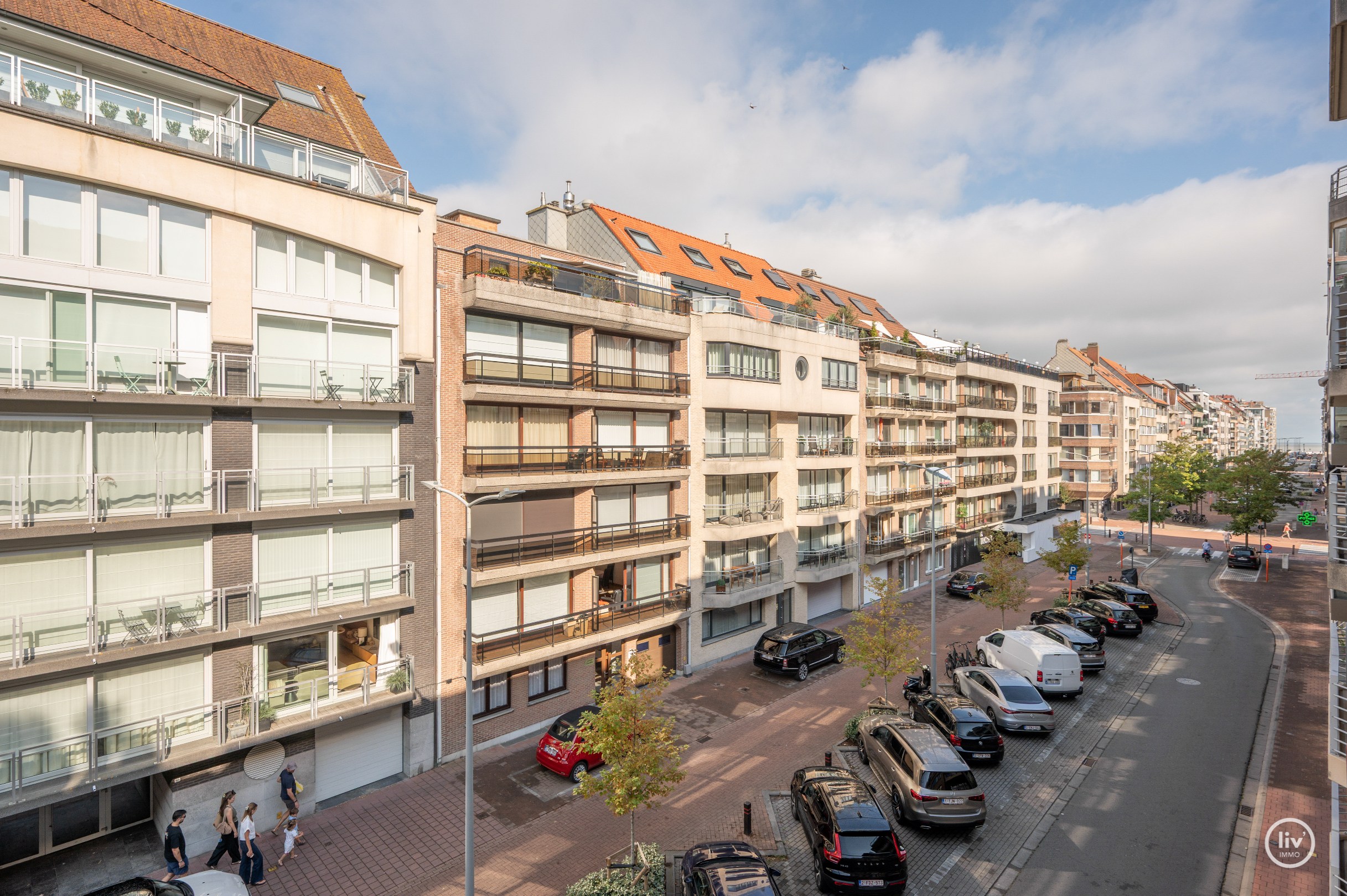 Appartement spacieux et agréable avec 2 chambres à coucher au centre de Knokke 